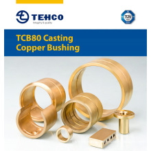 Casting Brass Bush Flanded Machinery Bronze Bearing